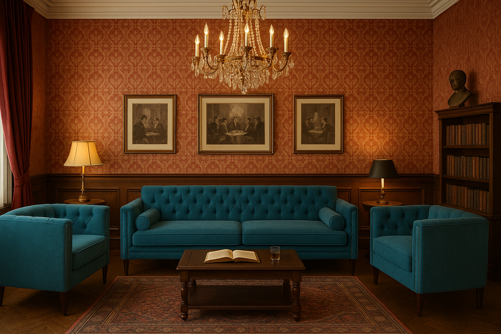 Ensemble Canapés Chesterfield “Velvet Club”