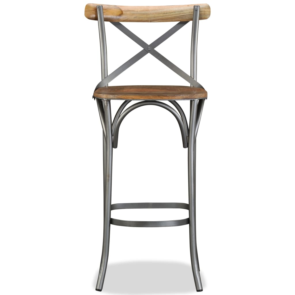Tabouret De Bar Bois De Manguier Massif