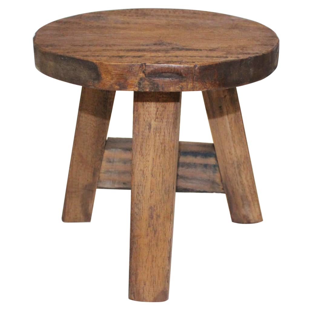 Tabouret Bois D'acajou Massif
