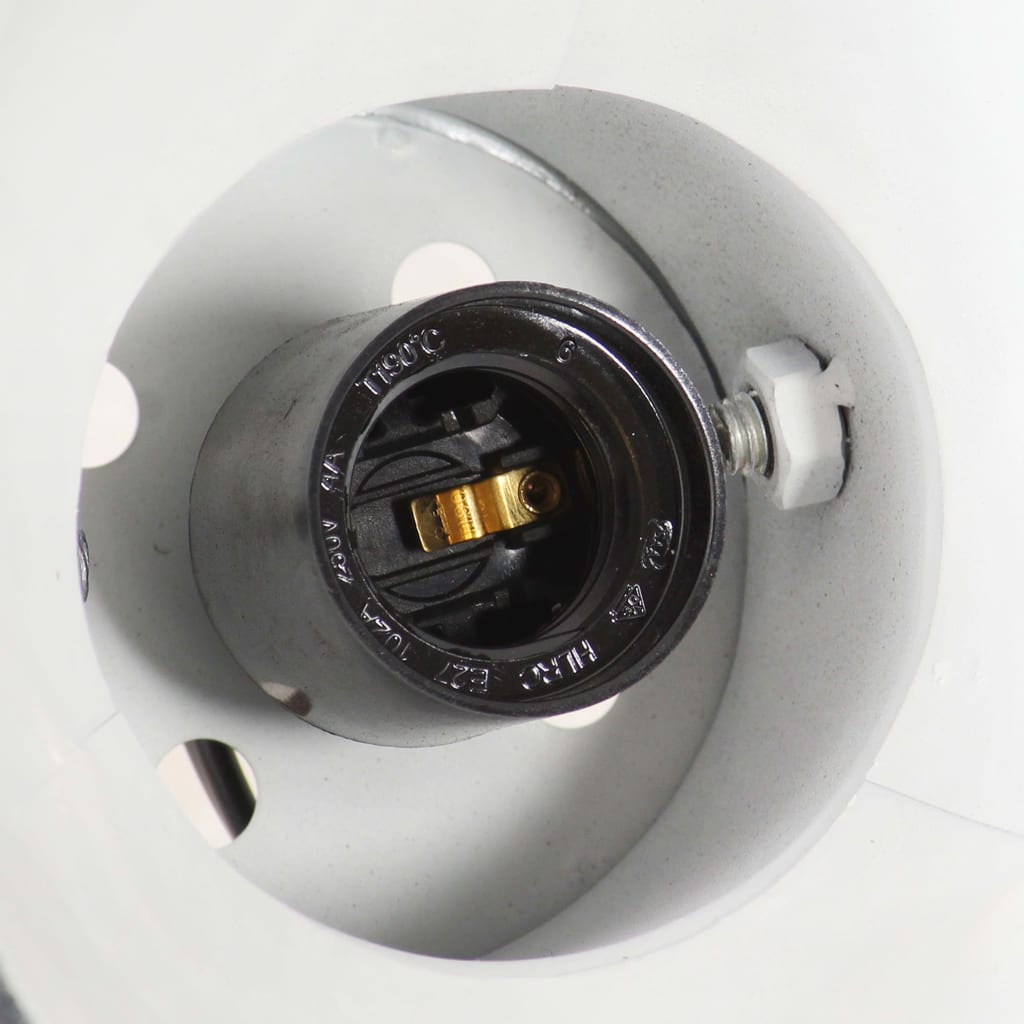 Plafonnier Industriel 25 W 42X27 Cm E27 Noir