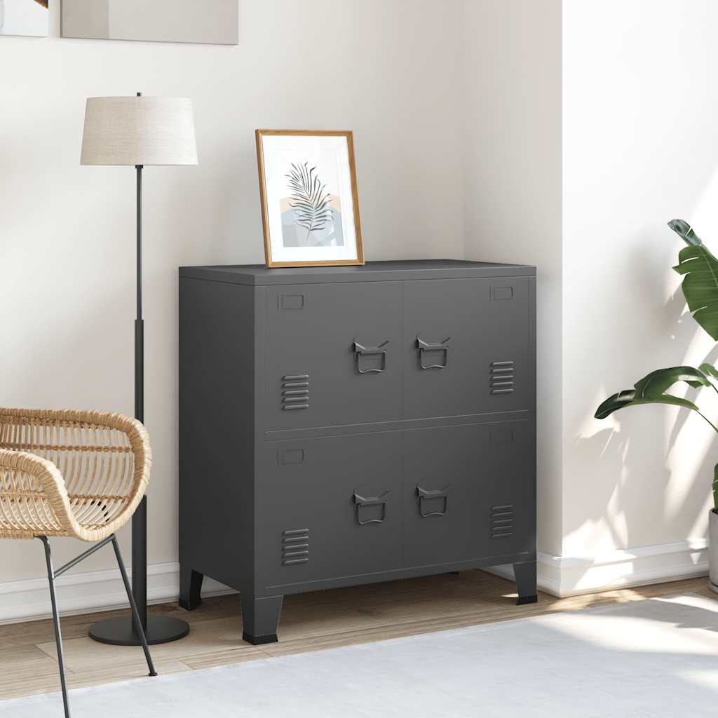 Coffre De Rangement Industriel 75X40X Acier