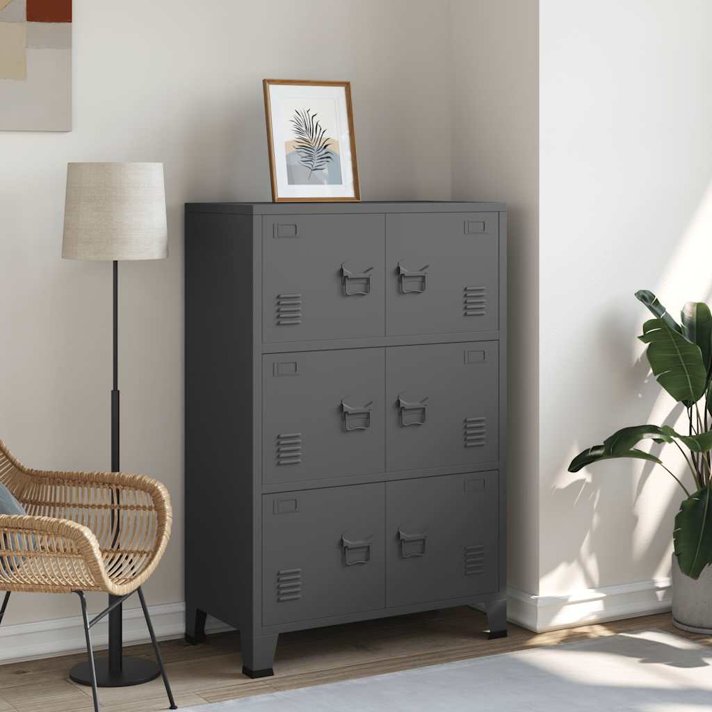 Coffre De Rangement Industriel 75X40X Acier