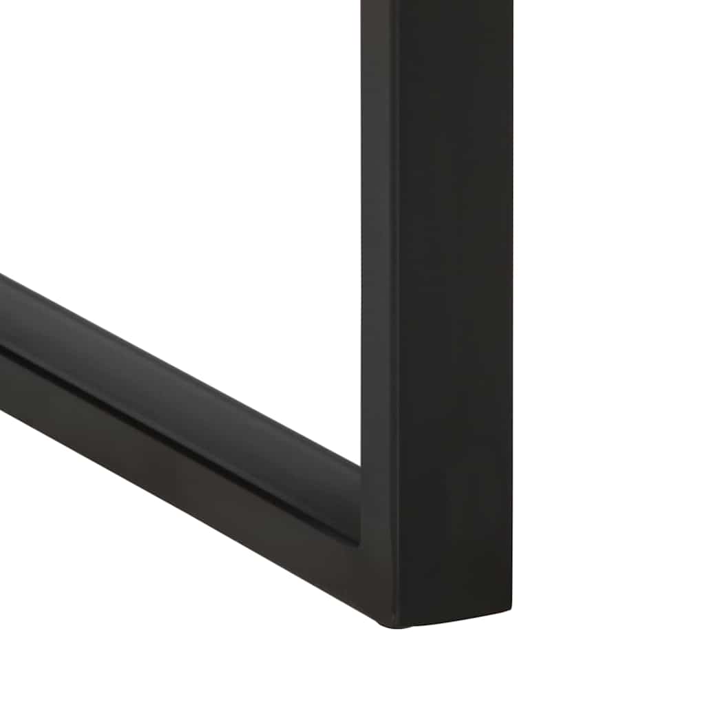 Table Console 100X35X75 Cm Bois De Manguier Massif Brut