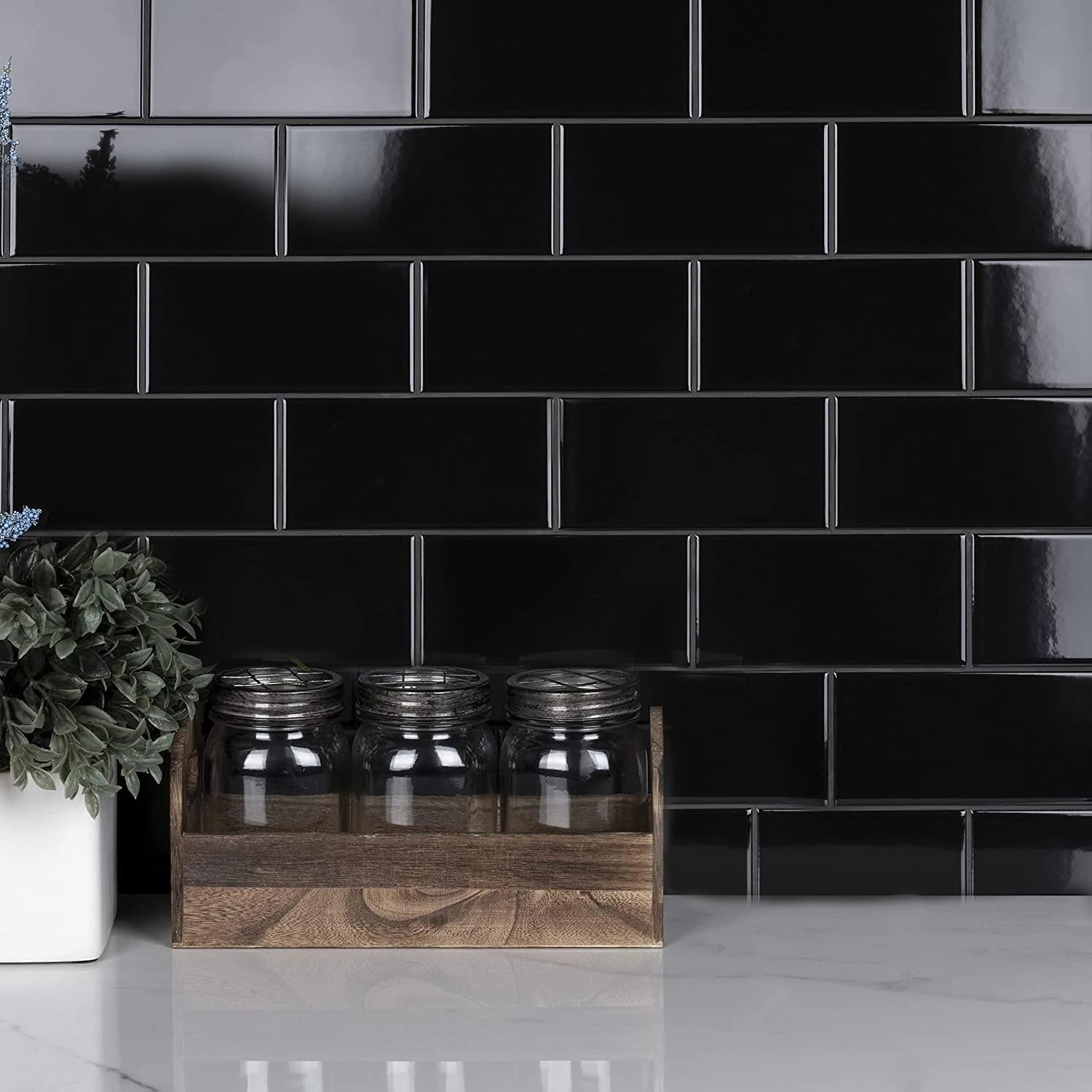 Stickers Muraux 3D Imitation Brique (Lot de 10)