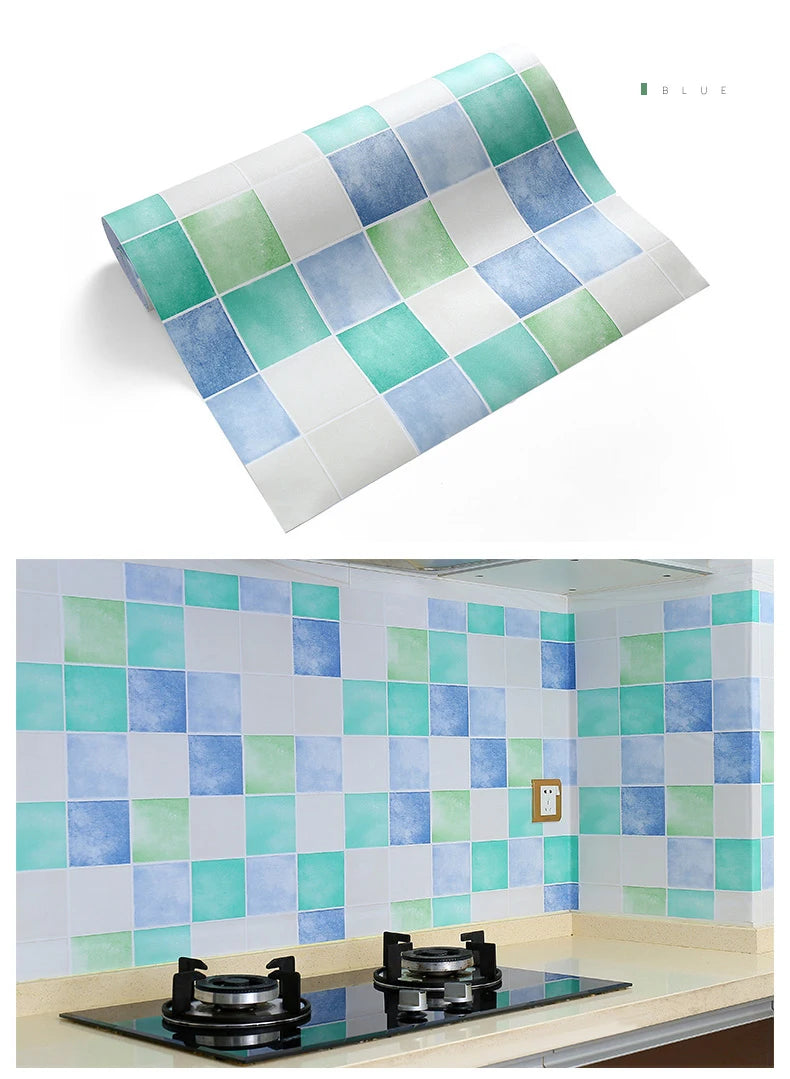 Sticker Mural Effet Brique Rouge Vintage (PVC