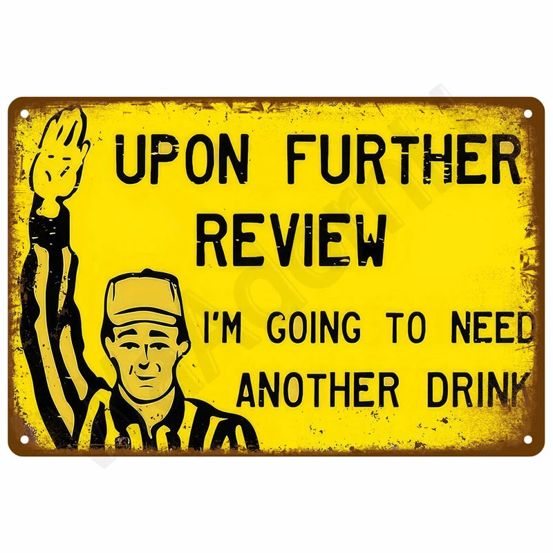 Garage Rules Plaque Métal Vintage Déco Murale