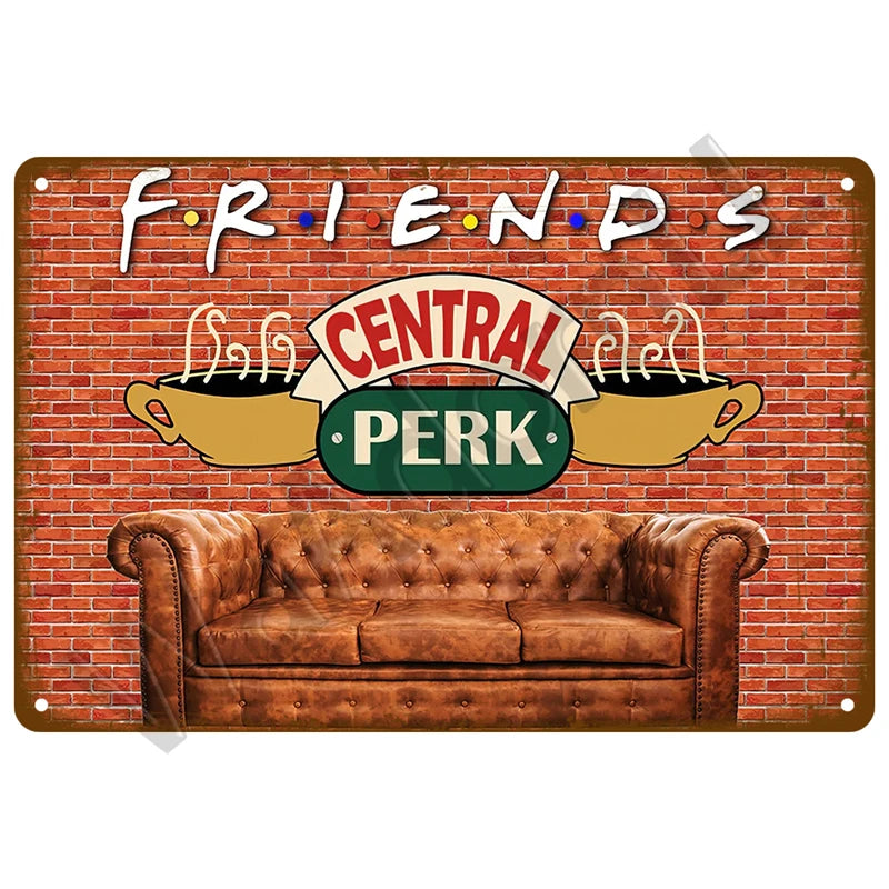 But First, Coffee Plaque Métal Vintage Coffee Shop