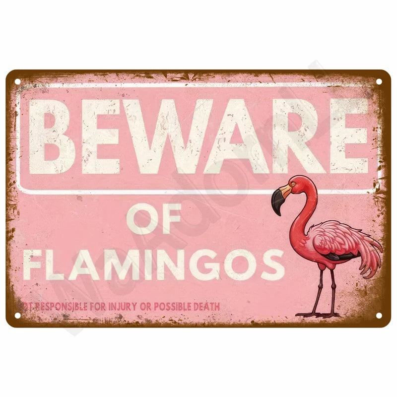 Garage Rules Plaque Métal Vintage Déco Murale