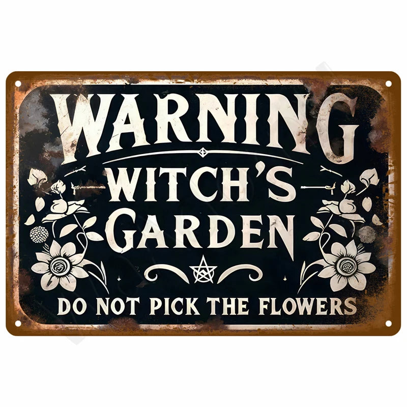 Garage Rules Plaque Métal Vintage Déco Murale