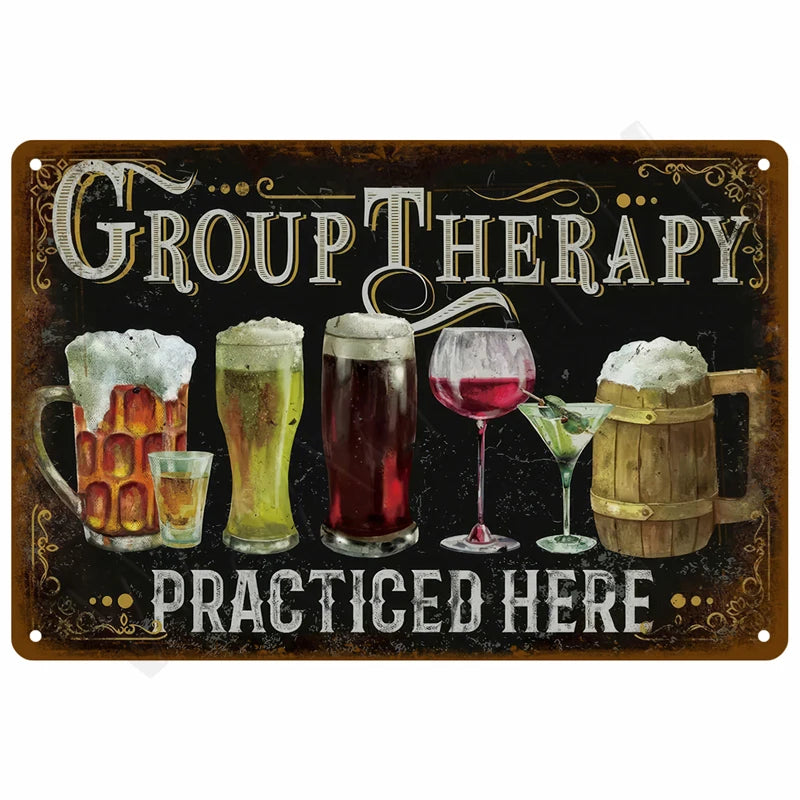 Garage Rules Plaque Métal Vintage Déco Murale