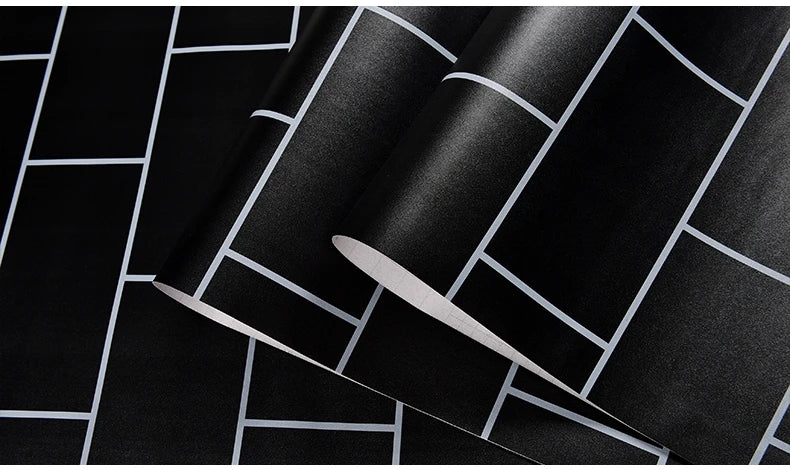 Sticker Mural Effet Brique Rouge Vintage (PVC