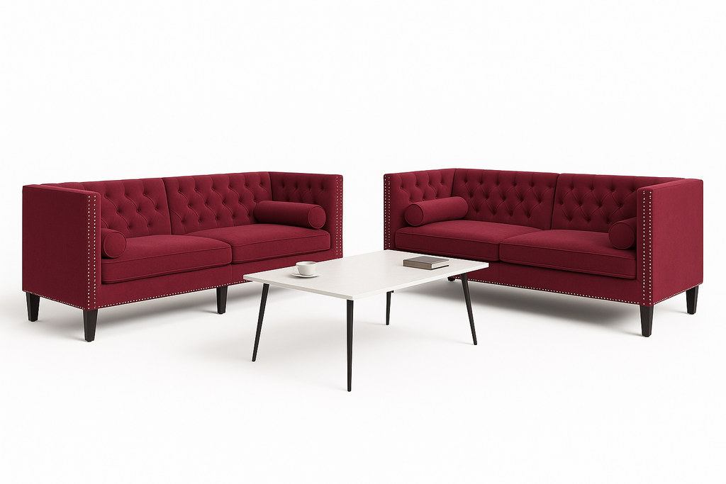 Ensemble Canapés Chesterfield “Velvet Club”