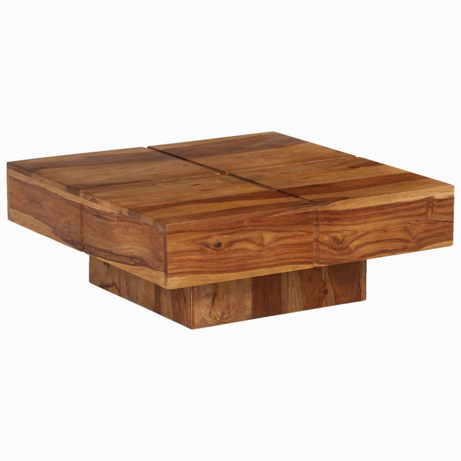Table basse "Harlem 80" en bois d'acacia massif