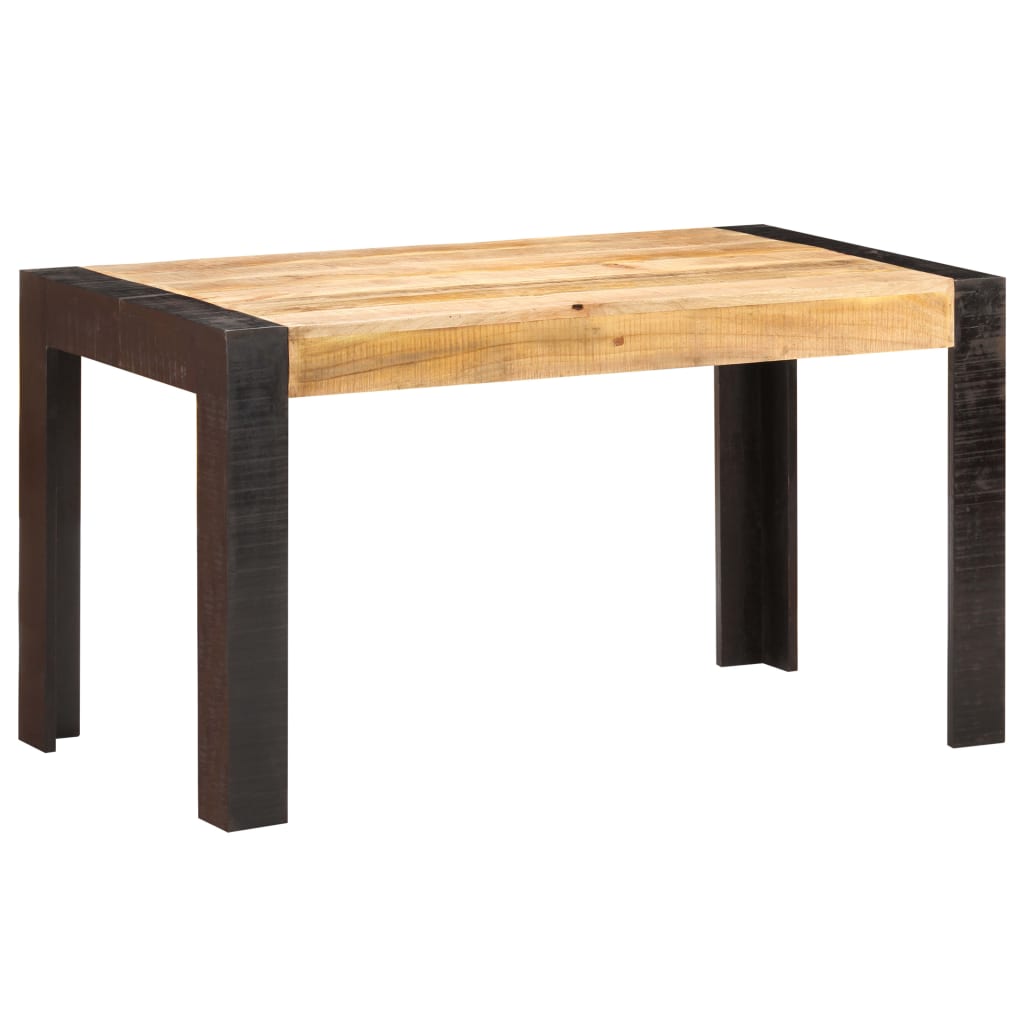 Table basse 140x70x76 cm Bois de manguier brut massif