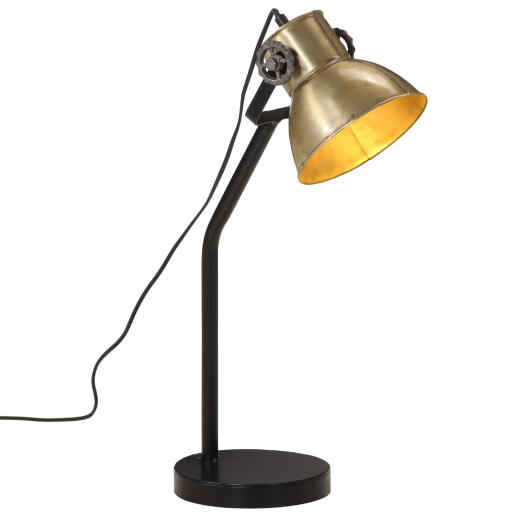 Lampe de bureau 25 W argent vintage 17x17x60 cm E27