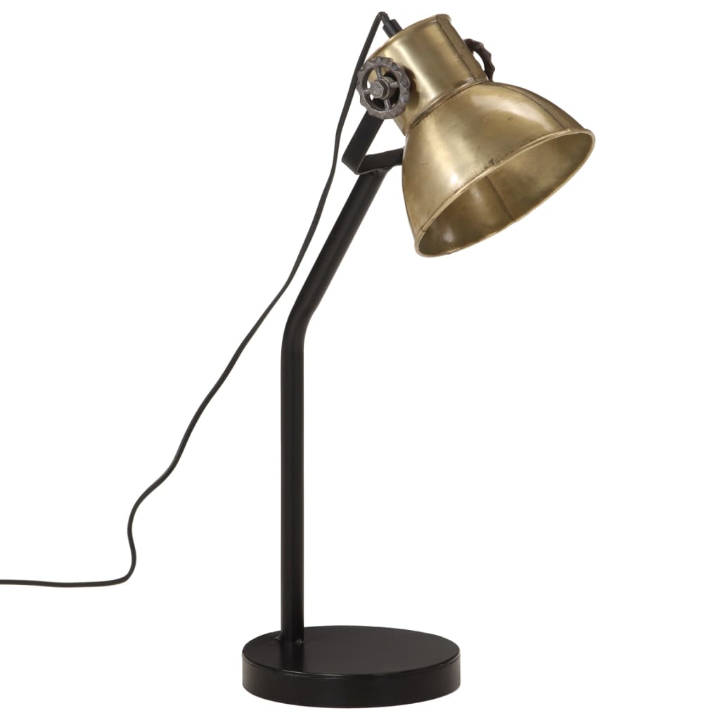 Lampe de bureau 25 W argent vintage 17x17x60 cm E27