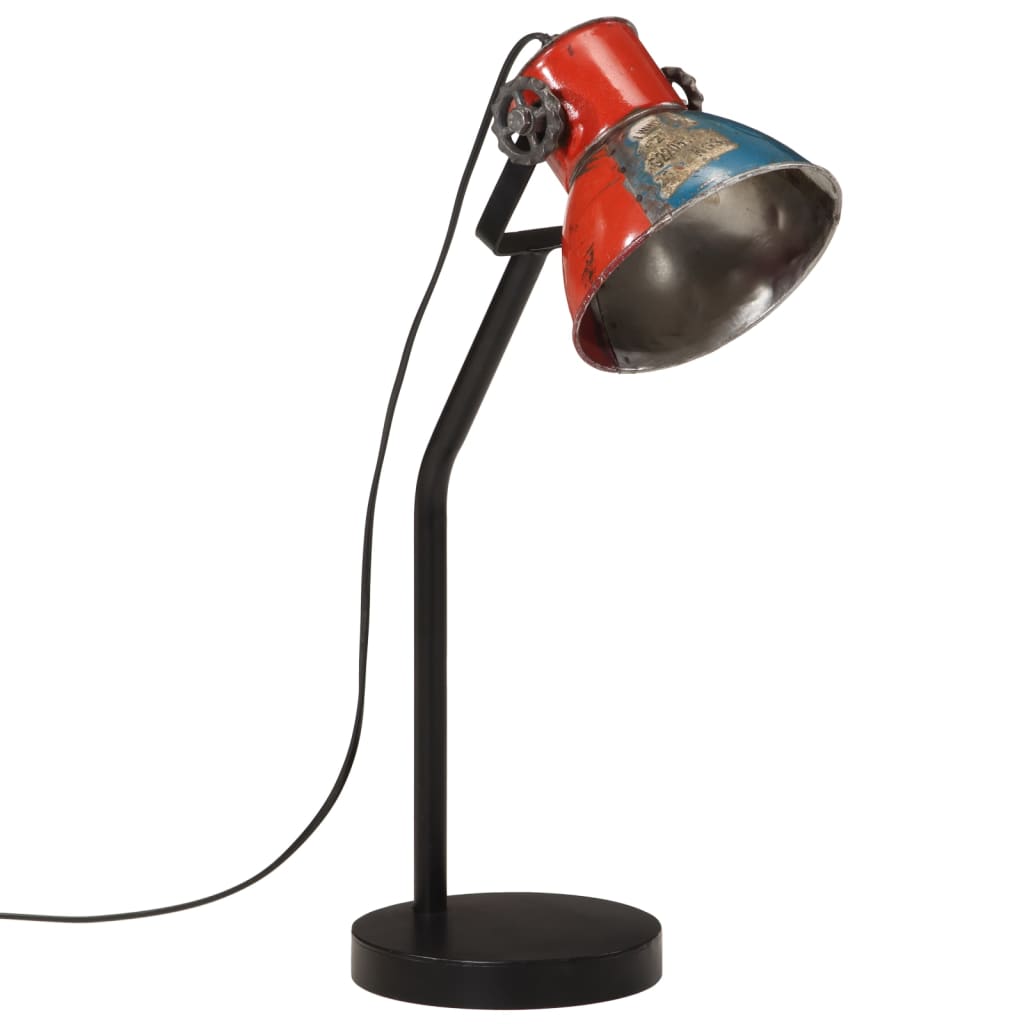 Lampe de bureau 25 W argent vintage 17x17x60 cm E27