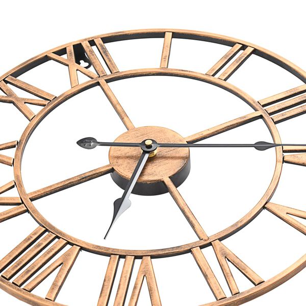 Horloge murale Métal 40 cm Doré