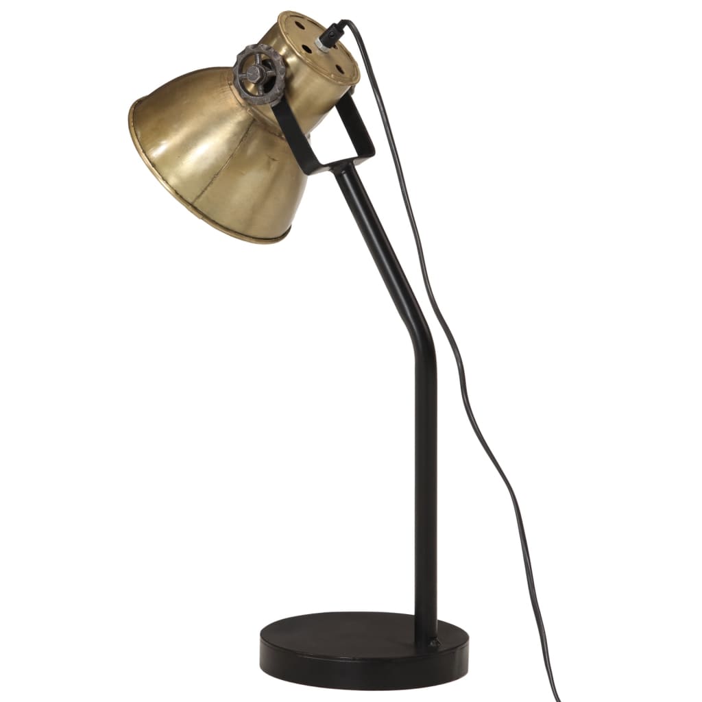 Lampe de bureau 25 W argent vintage 17x17x60 cm E27